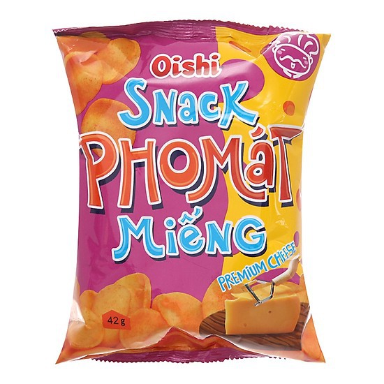 Snack Phô Mai Miếng Oishi 42gr