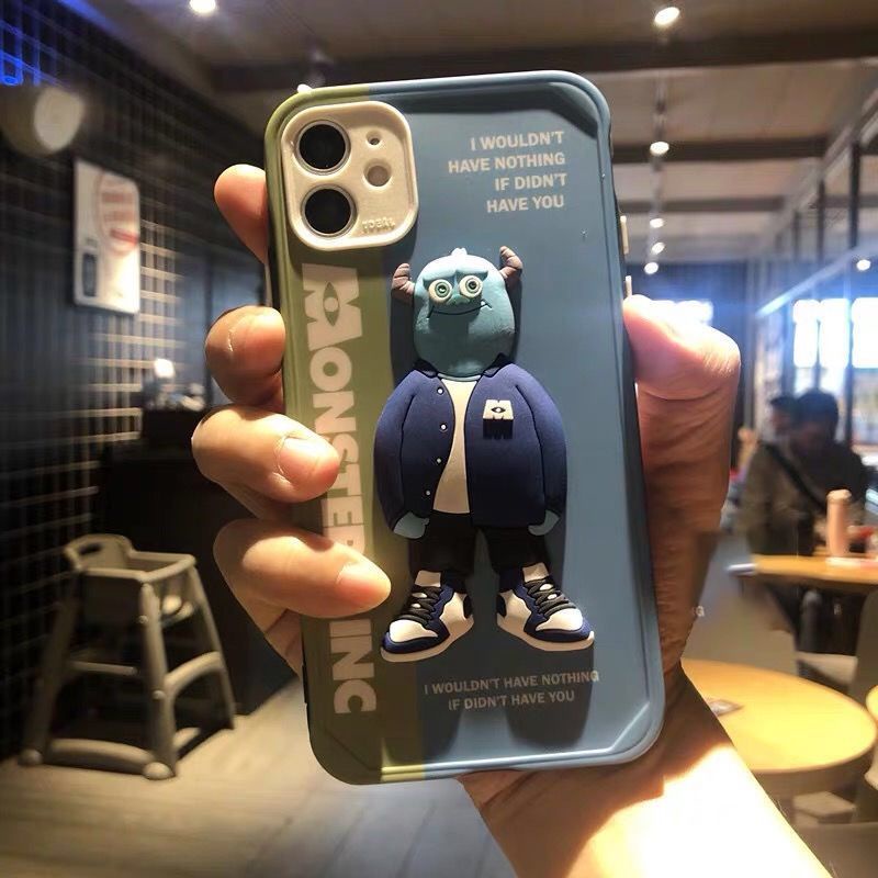 Ốp Điện Thoại Silicon Keo Mềm Hình Hoạt Họa 3D Chống Rơi Cho IPhone 7 8Plus XR 11 12 promax