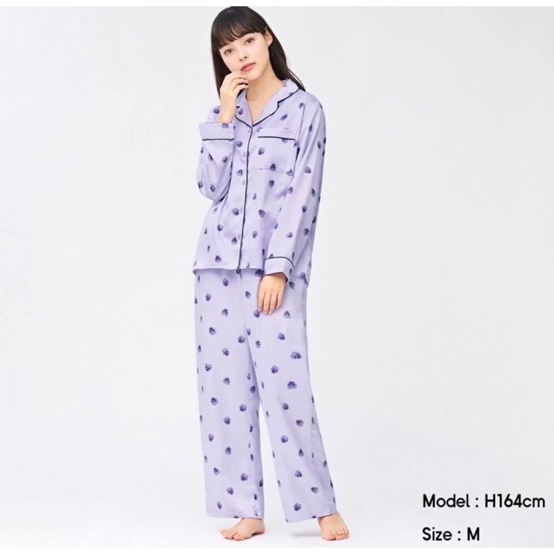 Bộ ngủ Gu Pyjama Satin lụa Nhật bản