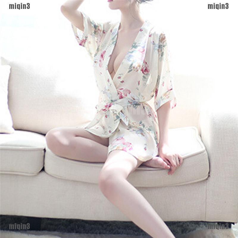 Áo Choàng Ngủ Chất Chiffon Hoạ Tiết Hoa Thiết Kế Quyến Rũ Cho Phái Nữ | BigBuy360 - bigbuy360.vn