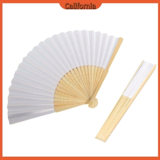 Quạt Xếp Bằng Giấy Màu Trắng Có Thể Gấp Lại Được