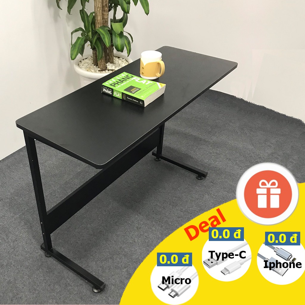 Bàn làm việc nhỏ emini, thiết kế đơn giản và nhỏ gọn có thể làm bàn làm việc, ngồi đánh laptop hoặc bàn học | BigBuy360 - bigbuy360.vn