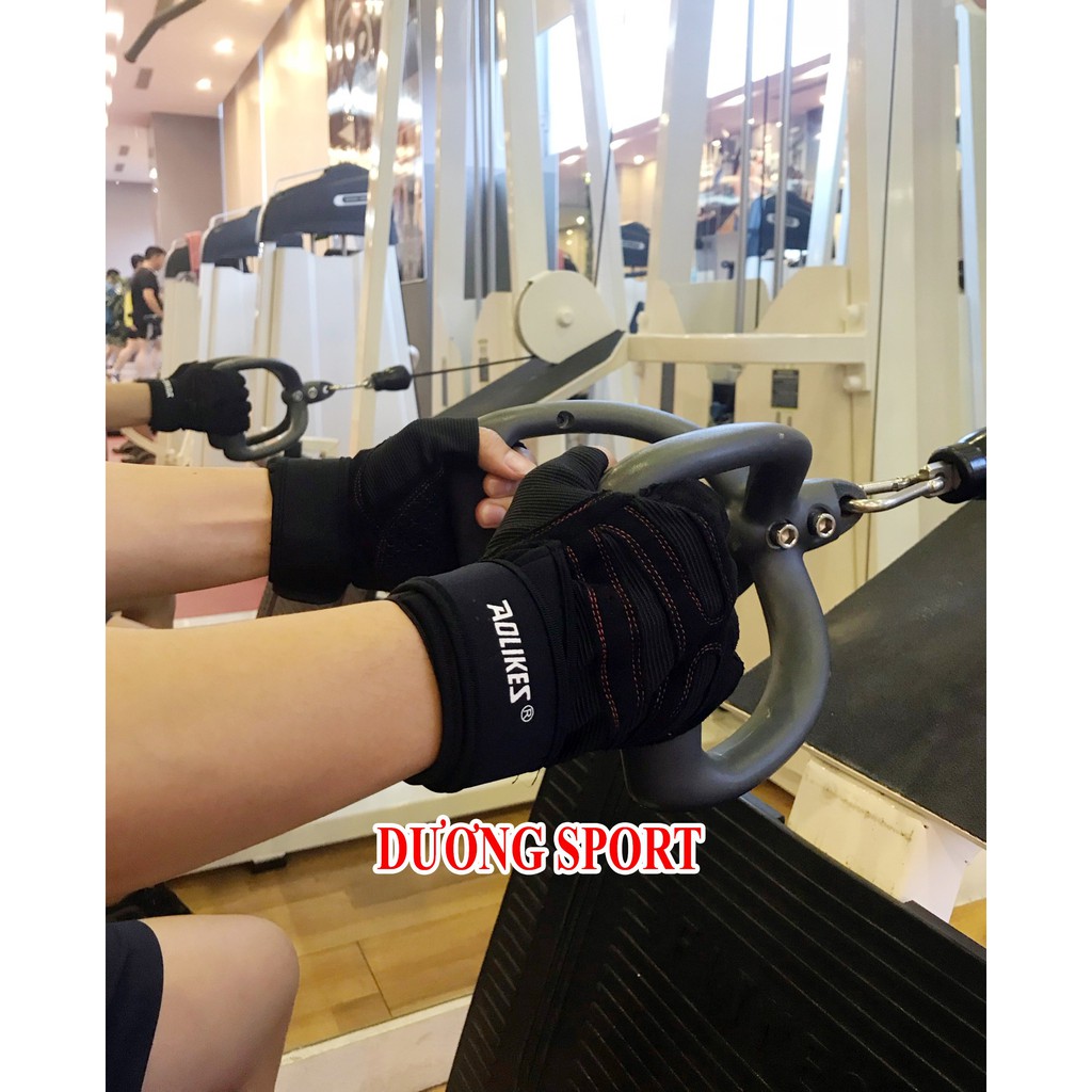 GĂNG TAY THỂ THAO, TẬP GYM AOLIKES CAO CẤP AL 109