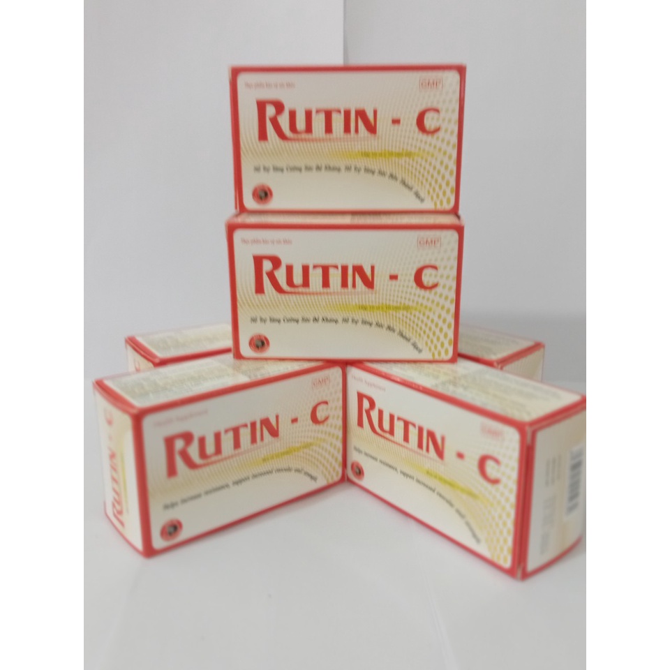 RUTIN C DAKTIN Hộp 100 viên giúp bền vững thành mạch..