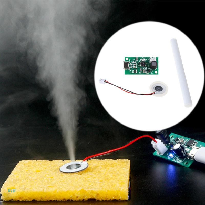 Máy Phun Sương Tạo Độ Ẩm Siêu Âm USB Mini Kèm Mô-Đun PCB