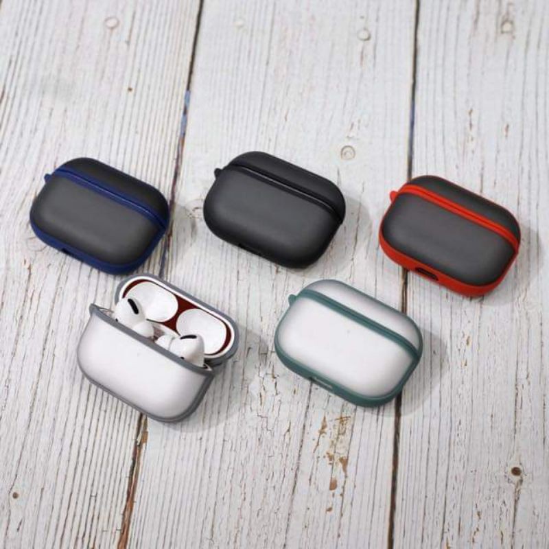 bọc airpods nhám viền màu airpods 1 / 2 / 3 chính hãng likgus