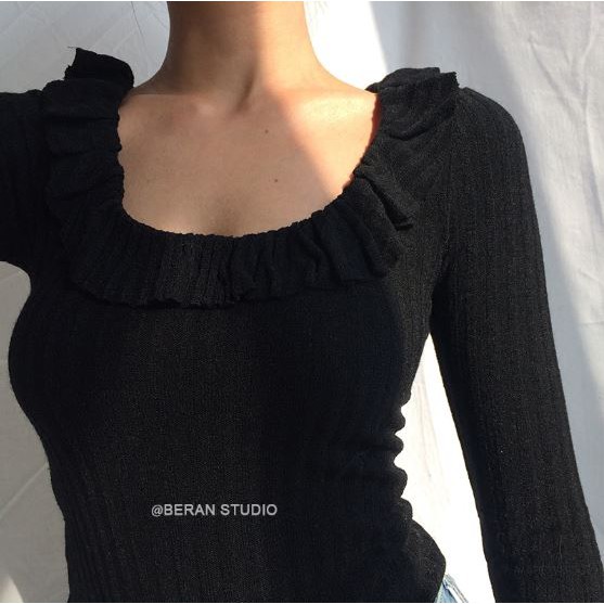 [ORDER] Áo len mỏng dài tay cổ bèo (ảnh thật ỏ cuối) - H8.77 | BigBuy360 - bigbuy360.vn