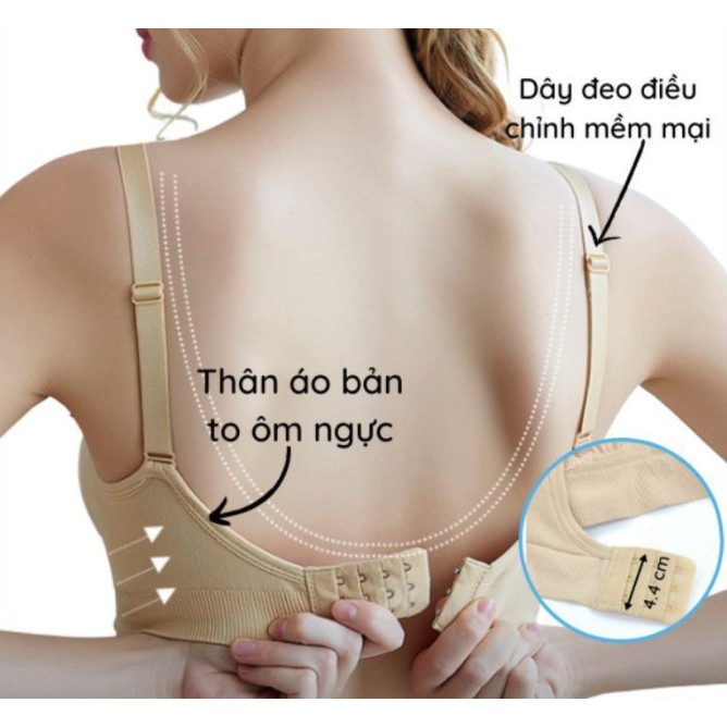 ️Áo lót ngực cho bà bầu, áo lót cho con bú chống chảy xệ mặc bầu và sau sinh