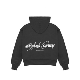 Áo Hoodie Black Grey x Four Basic Dark Grey