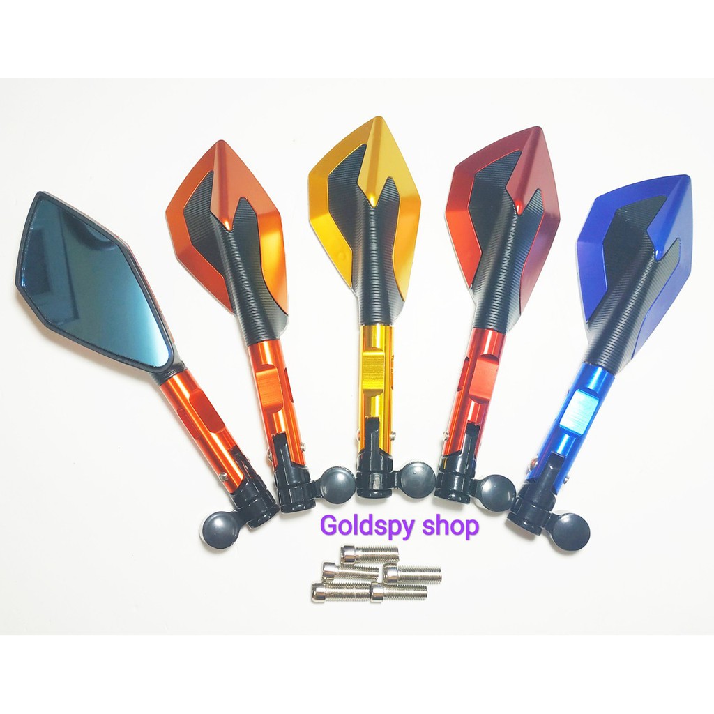 Gương 5 cạnh Rizoma mặt xanh chống lóa ( mẫu mới 2020)