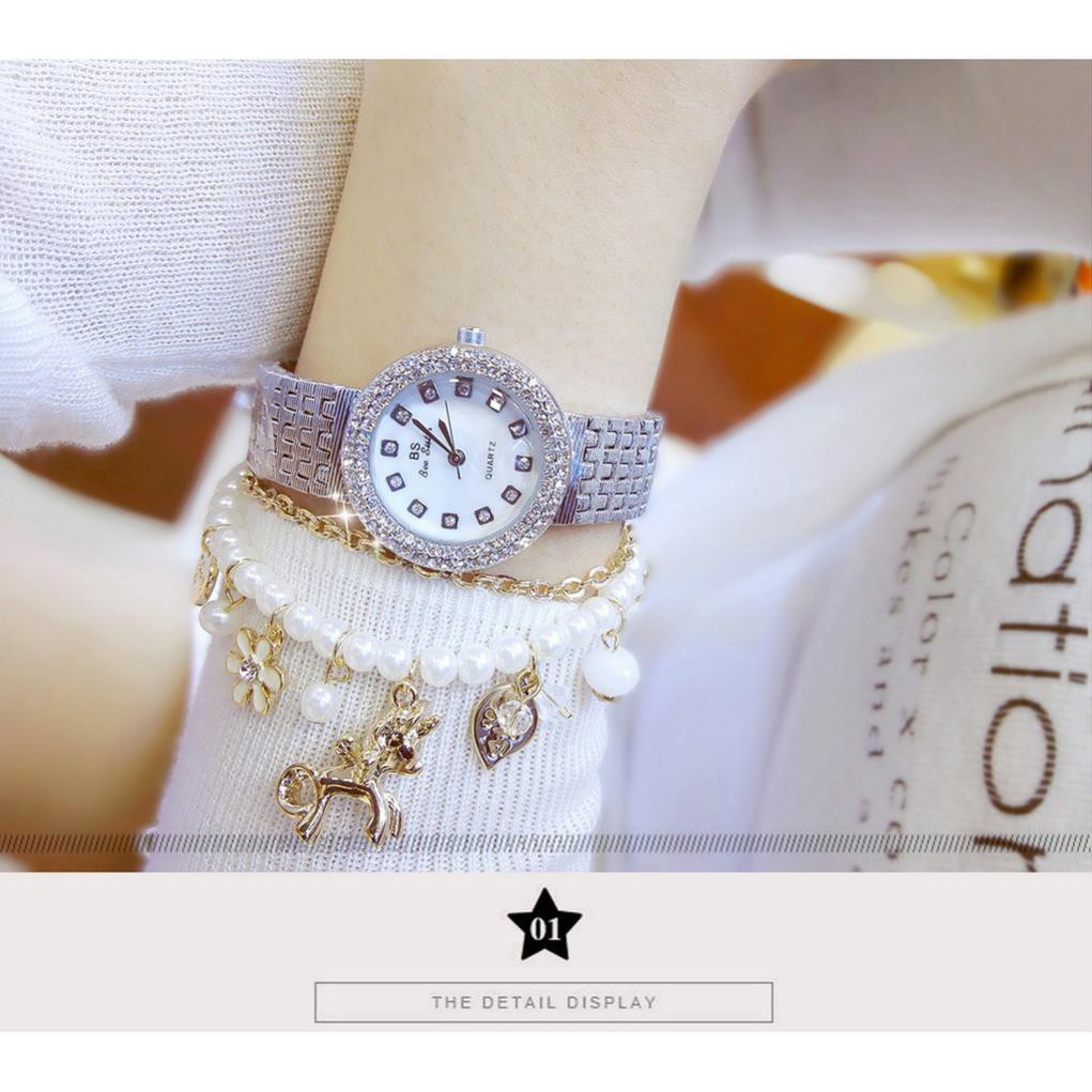 Đồng hồ nữ BS BEE SISTER ROSIA Mặt Xà Cừ Sang Trọng [HÀNG XỊN] | BigBuy360 - bigbuy360.vn