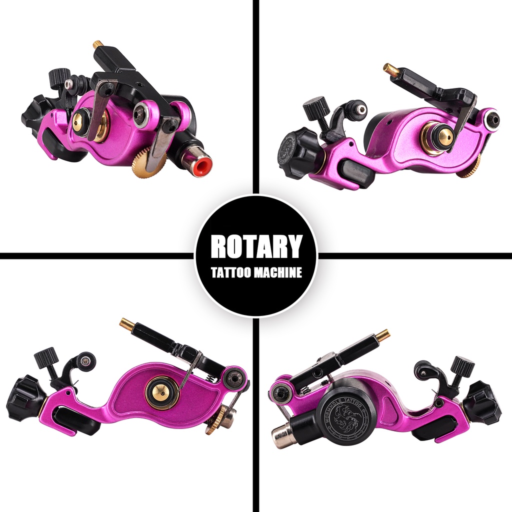 Súng Xăm Hình Dạng Xoay Màu Đen Chuyên Dụng Cho Nghệ Sĩ Xăm Hình