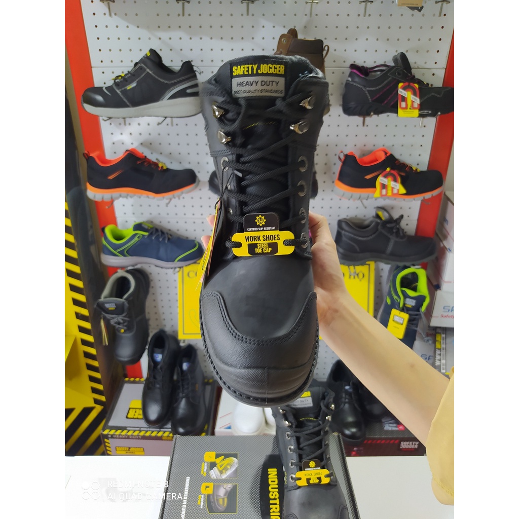 😀 [HÀNG CHÍNH HÃNG]Giày Bảo Hộ Lao Động Safety Jogger Workerplus, Đế PU, Chống Đâm Xuyên, Va Đập, Chịu Nhiệt Độ Cao