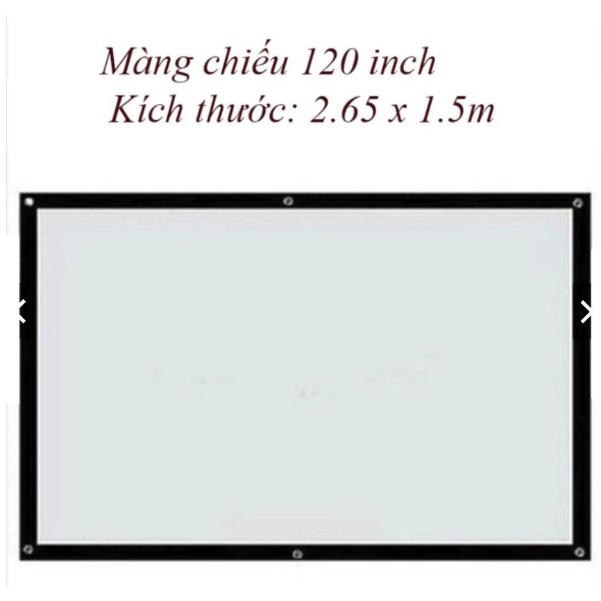 Màn chiếu cỡ lớn xếp gọn cho máy chiếu ( có 3 loại 100 inch , 120 inch, 150 inch )
