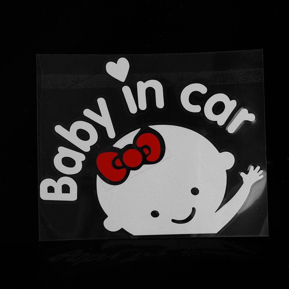 MAYSHOW Sticker Dán Trang Trí Xe Hơi Hình Cô Gái Màu Trắng Đen