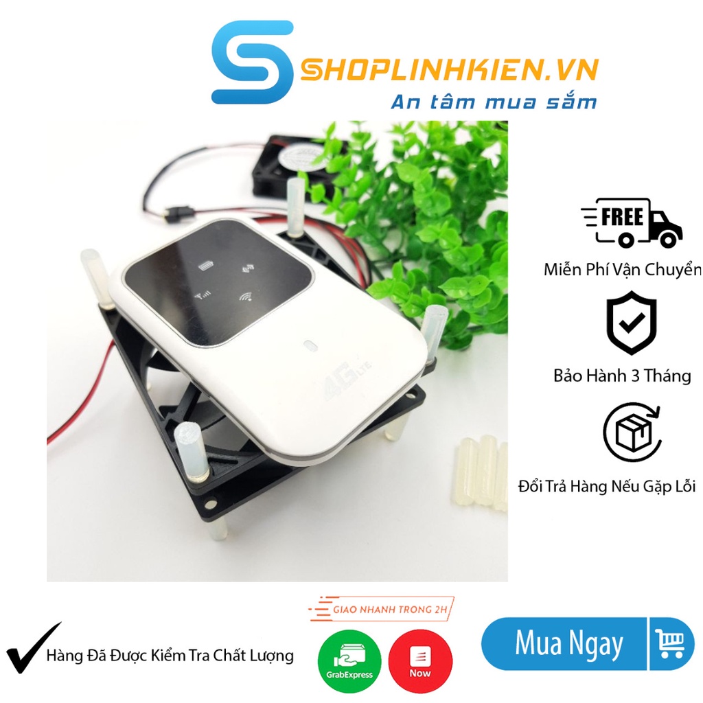 Bộ Quạt Tản Nhiệt Cho Wifi Modem Sử Dụng Chung Nguồn-ShopLinhKienM2M