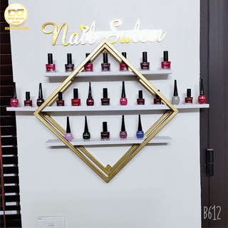 Khung Kệ nail kết hợp bộ chữ trang trí để sơn nail