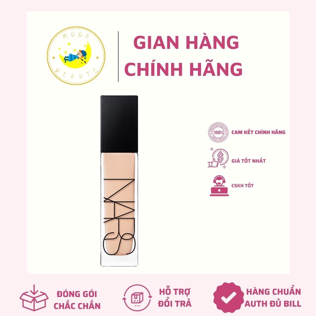 [BILL US] Kem nền NARS Natural Radiant Longwear Foundation 30ml che phủ hoàn hảo mọi khuyết điểm full coverage