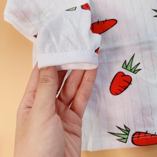 Sét 5 bộ cotton giấy dài tay