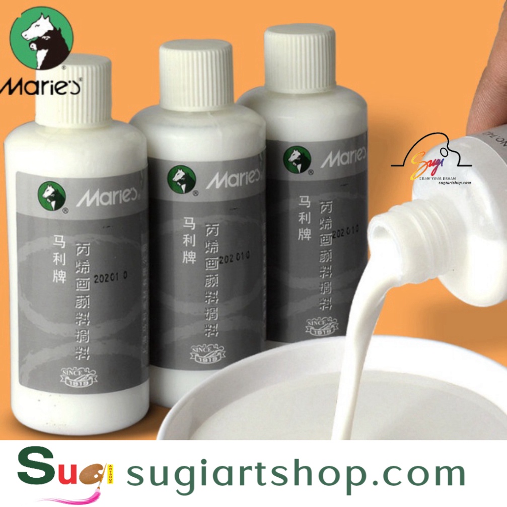 Dung môi pha màu acrylic Maries 100ml/ Medium acrylic Maries 100ml