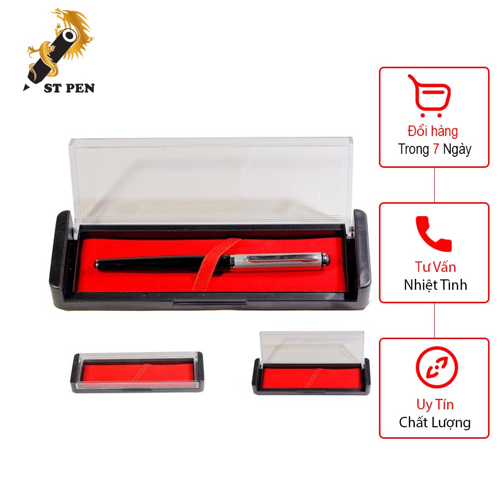 [ FREESHIP ] Hộp Đựng Bút Mica Lót Nhung Cao Cấp - Hộp Quà Tặng