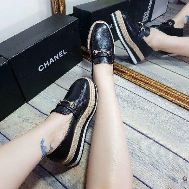 Giầy lười nữ channel
