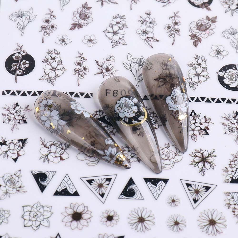 Miếng Dán Trang Trí Móng Tay 3D DIY Hình Nhân Vật Hoạt Hình Xinh Xắn