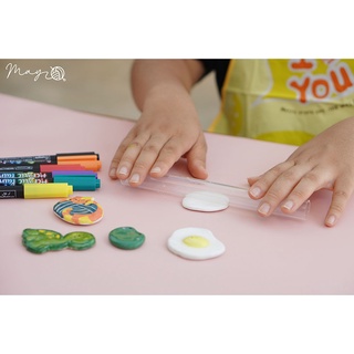Đất set nung Polymer Clay màu trắng (250g)