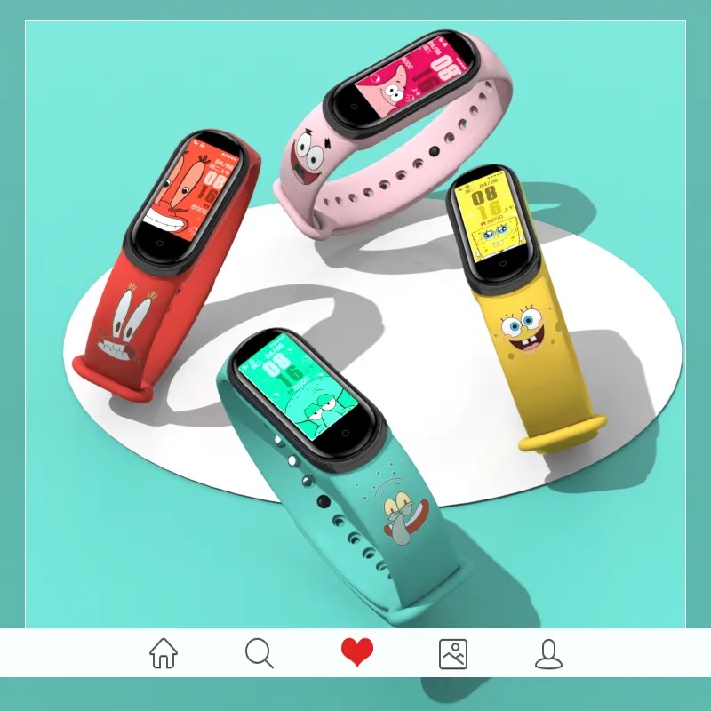 Dây Đeo In Họa Tiết Độc Đáo Cho Đồng Hồ Thông Minh Xiaomi Mi Band 6/5 4/3