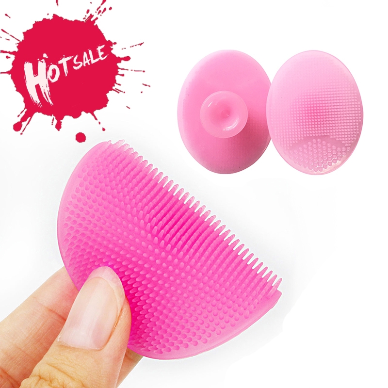Bàn Chải Silicone Rửa Mặt Mát Xa Và Tẩy Tế Bào Chết Cho Da