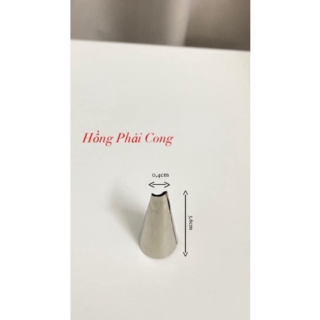 Đui gia công - Hồng phải cong