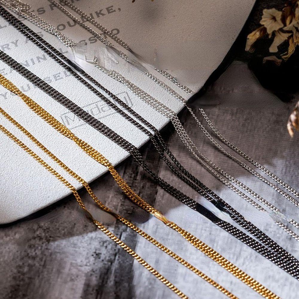 Phụ Kiện Dây Xích 50cm Trang Trí Móng Tay Nghệ Thuật Cho Nữ