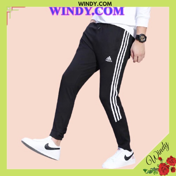 Quần Jogger Phong Cách Thể Thao Nam Nữ Ống Bó Chất Thun Co giãn WD726