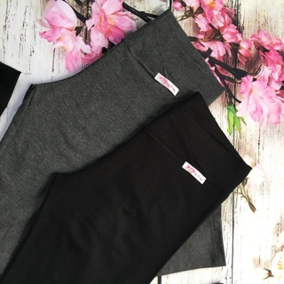 Quần legging bầu cạp chéo chất cotton