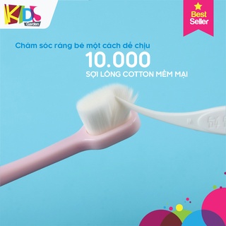 Bàn chải đánh răng cho bé từ 1 đến 10 tuổi bàn chải đánh răng cho trẻ được làm từ sợi tơ siêu mềm MEBE01-BANCHAI