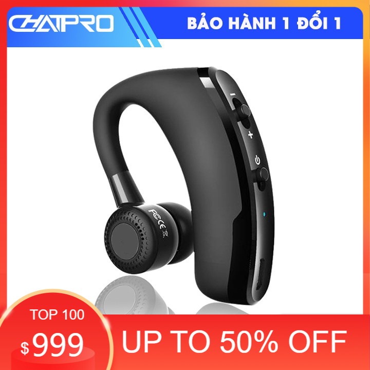 Tai nghe bluetooth V9 lịch lãm - pin siêu trâu 6 giờ liên tục (giasi01shop)