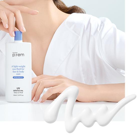 Sữa Chống Nắng Vật Lý Make P:rem UV Defense Me. Make Prem Sun Fluid SPF 50+ PA++++