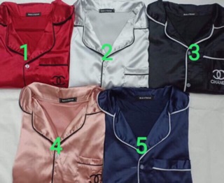 [ SIÊU RẺ ] Bộ ngủ lụa trơn pjama cộc siêu hót