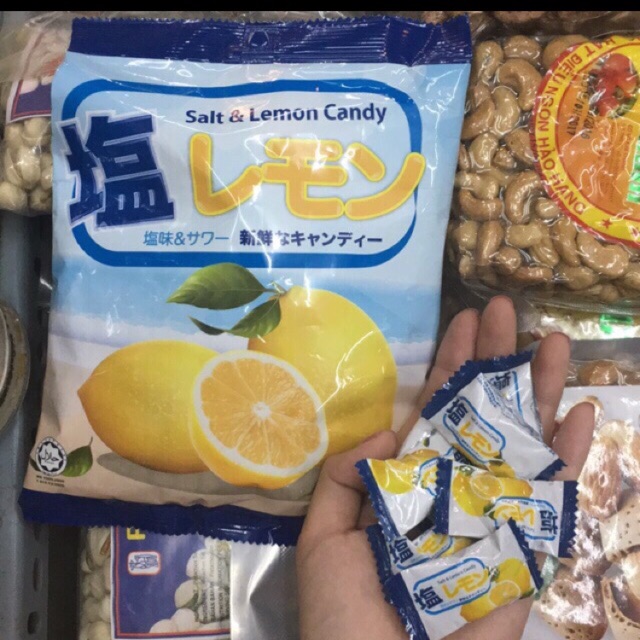 Combo 5 gói Lemon candy Malaysia 150gr/ gói