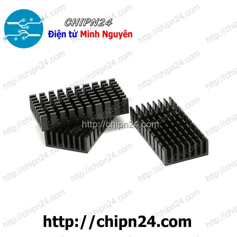 [1 CÁI] Tản nhiệt TN29 50x25x10MM ĐEN