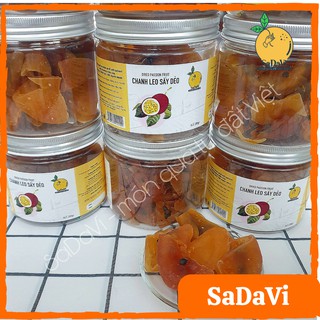 Chanh Leo/Chanh Dây Sấy Dẻo thơm ngon không đường SaDaVi/ đồ ăn vặt Việt Nam - Hũ 200g