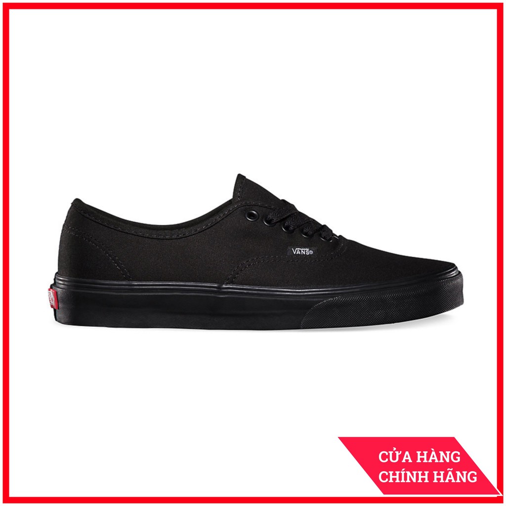 Giày Sneaker [REAL] Vans-Authentic-All-Black-VN000EE3BKA