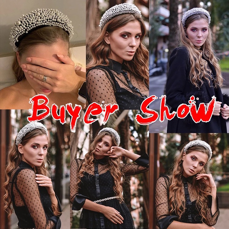 Cài Tóc Đính Hoa Pha Lê Và Ngọc Trai Trắng Sang Trọng Dành Cho Cô Dâu