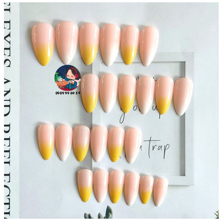Móng Giả - Nail Siêu Dài [Đóng Hộp 24 Chiếc Đủ Size - Sẵn Keo Và Dụng Cụ]