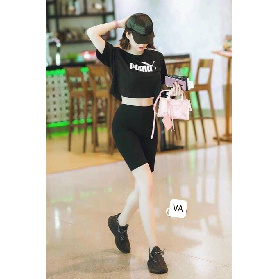 Bigsize  BIGSIZEQuần Legging Lửng Nữ Xuất Hàn 🦋 Quần Biker Ôm Tập Gym Dáng Ngắn Asos🦋