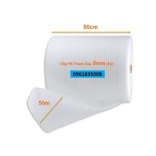 Mút Foam Gói Hàng Dày 5mm x 10m (CÓ HỎA TỐC)
