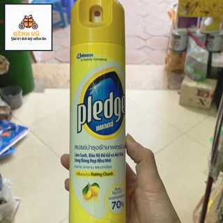 Pledge làm sạch,bảo vệ đồ gỗ và nội thất sáng bóng đẹp như mới