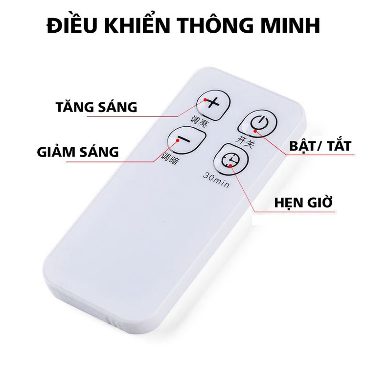 Đèn ngủ in hình doremon Có Điều Khiển Từ Xa 4 Chức năng điều chỉnh độ sáng, tắt mở, hẹn giờ