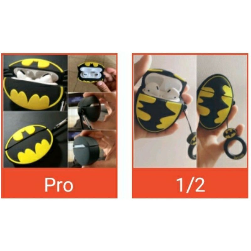 (order 7 ngày) Case bảo vệ Airpods Pro/1/2/i9s/i10/i11 batman người dơi