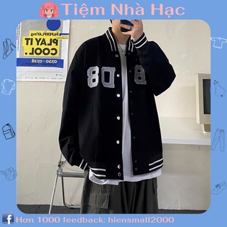 [SẴN] VARSITY JACKET NAM NỮ, CHẤT VẢI DÀY DẶN, MẪU ÁO H909 CÓ BIGSIZE [TIỆM NHÀ HẠC]